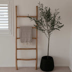 Large Rustic Wooden Ladder – Natural