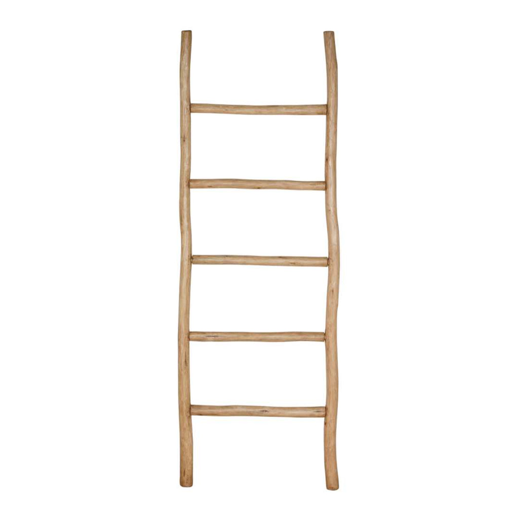 Large Rustic Wooden Ladder – Natural
