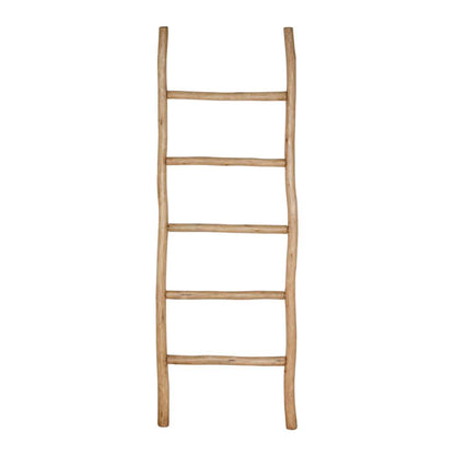 Large Rustic Wooden Ladder – Natural