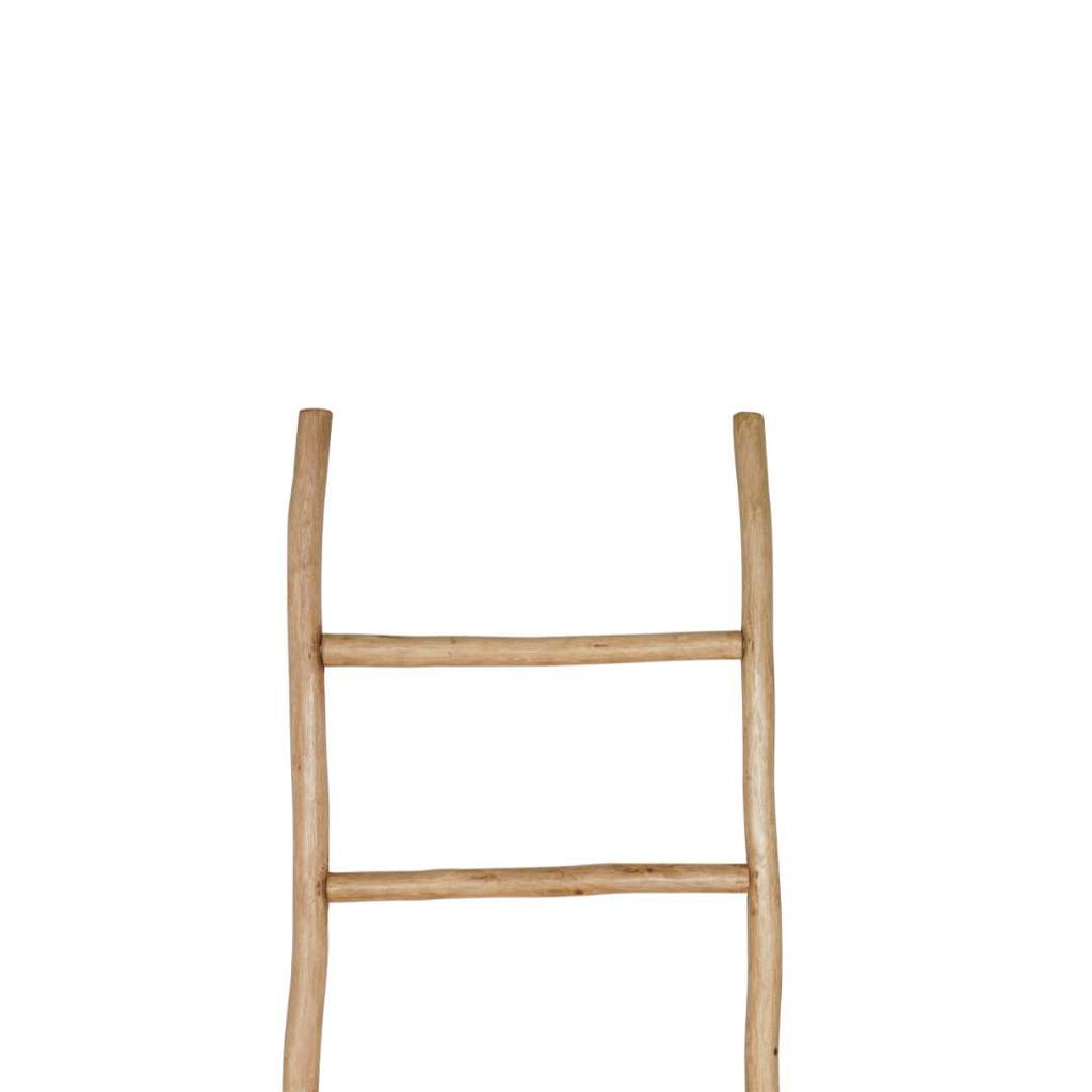 Large Rustic Wooden Ladder – Natural