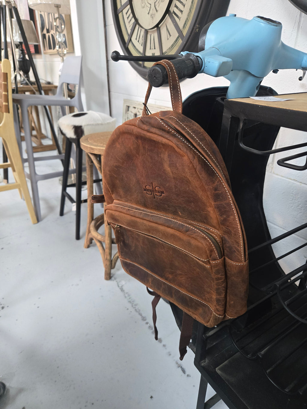 Leather Backpack Bag - The Nova at Online8 Furniture Auckland NZ