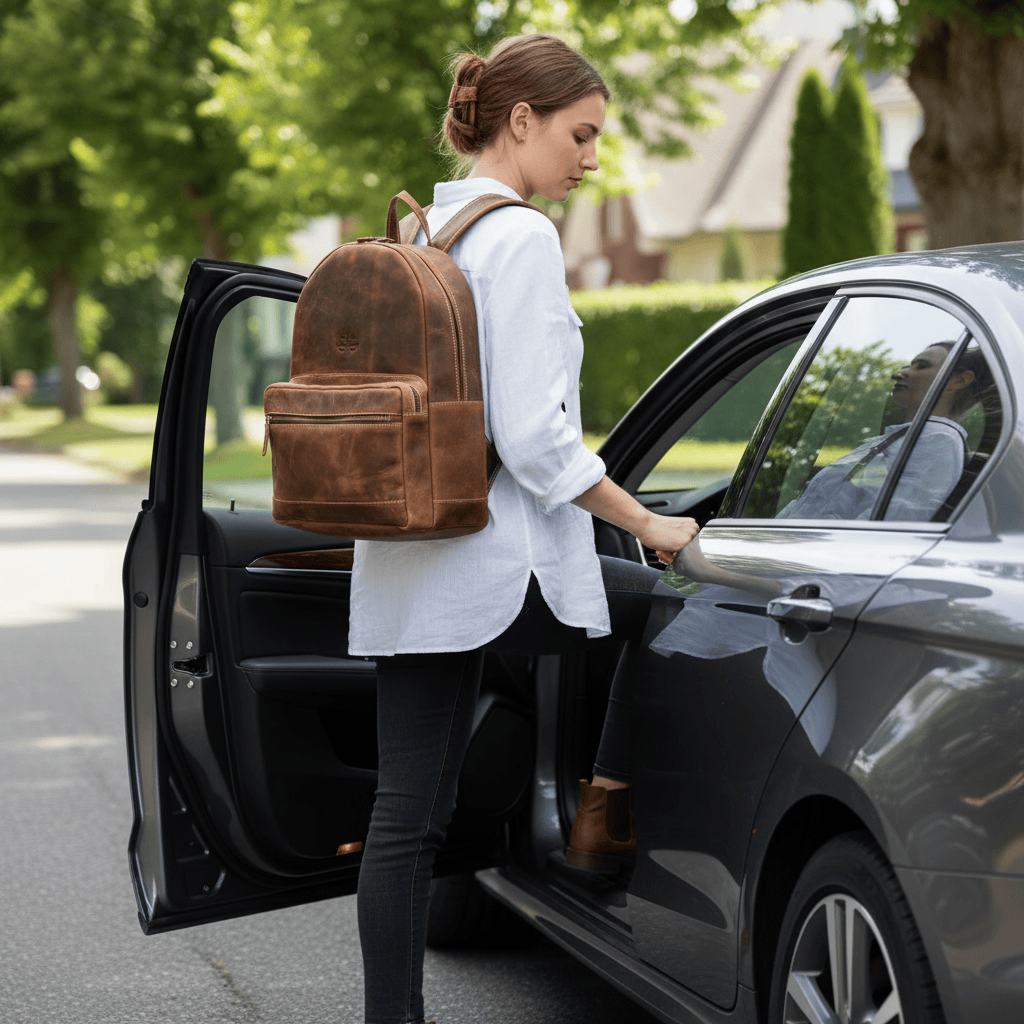 Leather Backpack Bag - The Nova at Online8 Furniture Auckland NZ