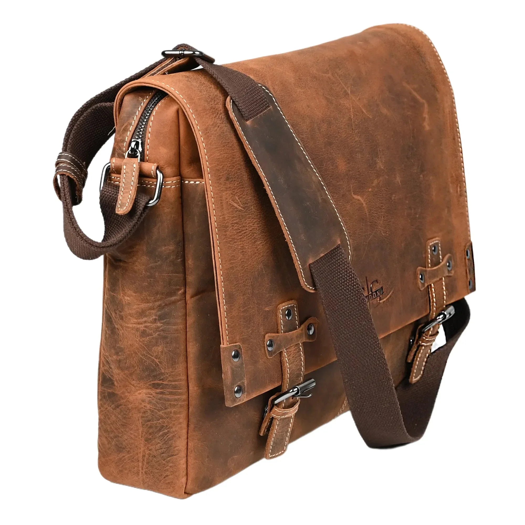 Leather Laptop Bag - The Fieldman at Online8 Furniture Auckland NZ
