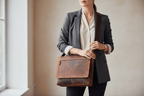 Leather Laptop Bag - The Ironclad at Online8 Furniture Auckland NZ