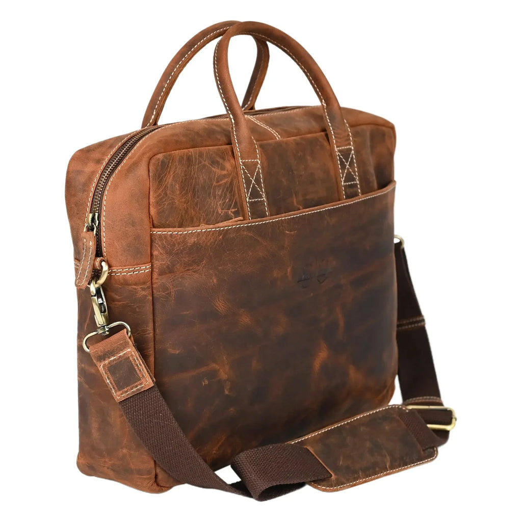 Leather Laptop Bag - The Kauri at Online8 Furniture Auckland NZ