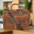 Leather Laptop Bag - The Kauri at Online8 Furniture Auckland NZ