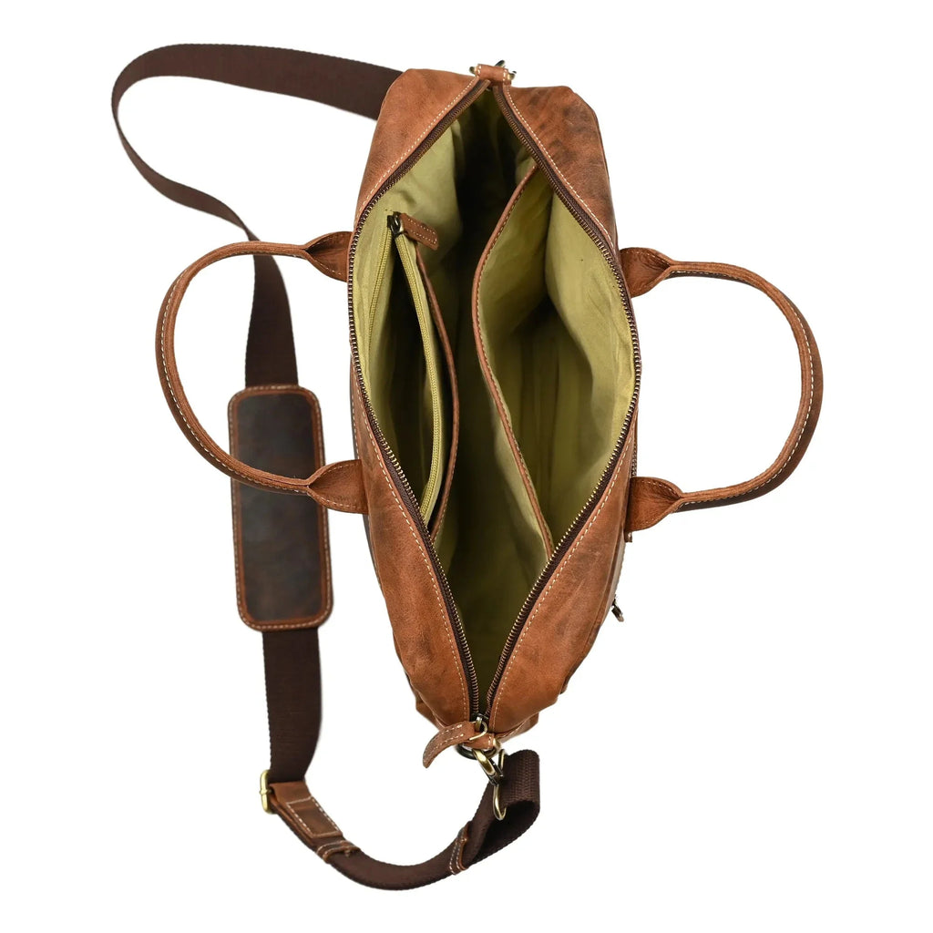 Leather Laptop Bag - The Kauri at Online8 Furniture Auckland NZ