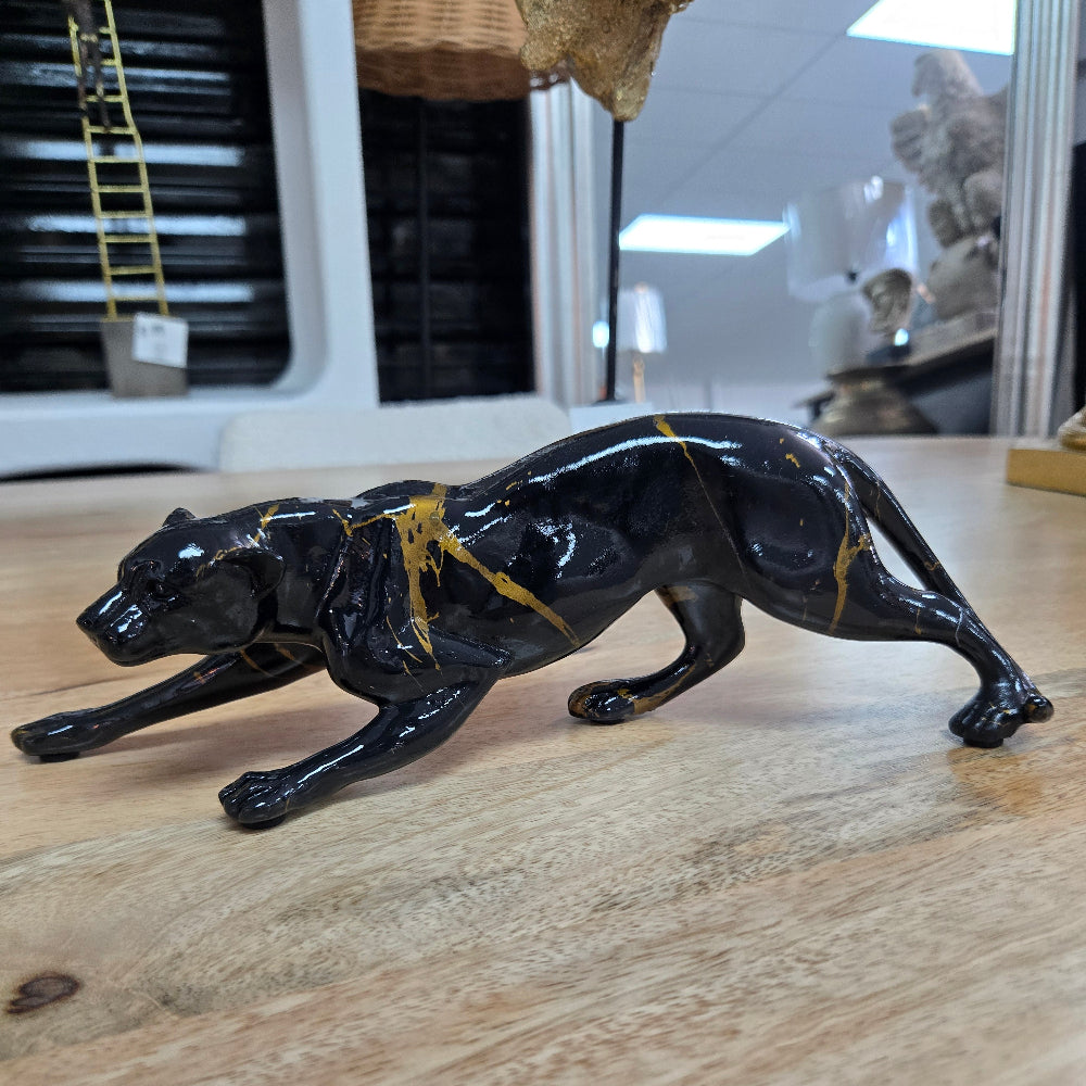 Leopard Statue – Black