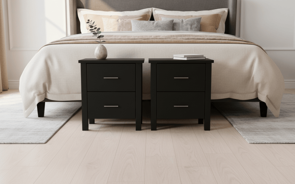 Loft Bedroom Suite - 6 Piece - Black