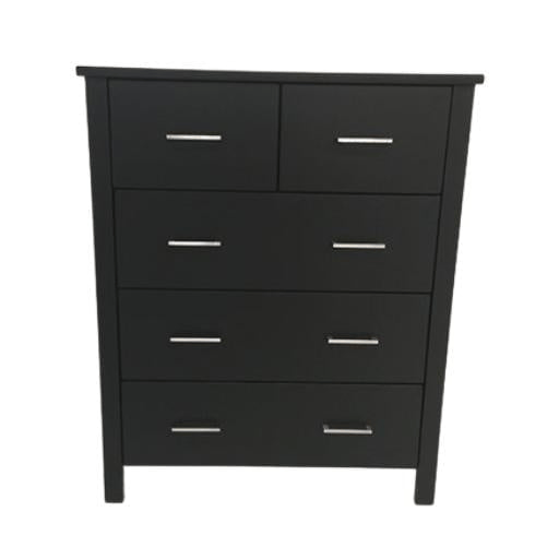Loft Bedroom Suite - 6 Piece - Black