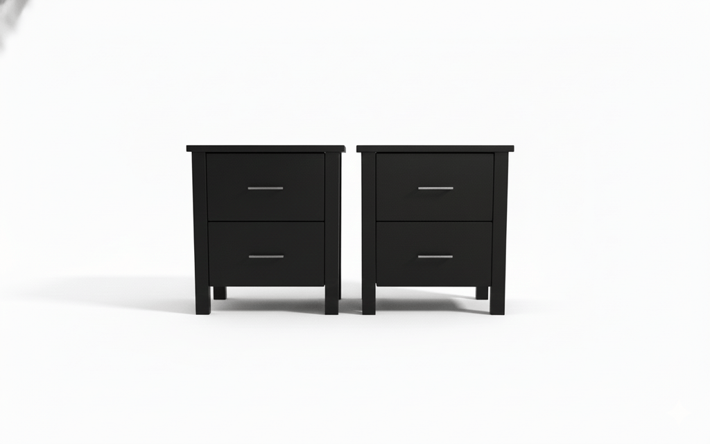 Loft Bedroom Suite - 6 Piece - Black