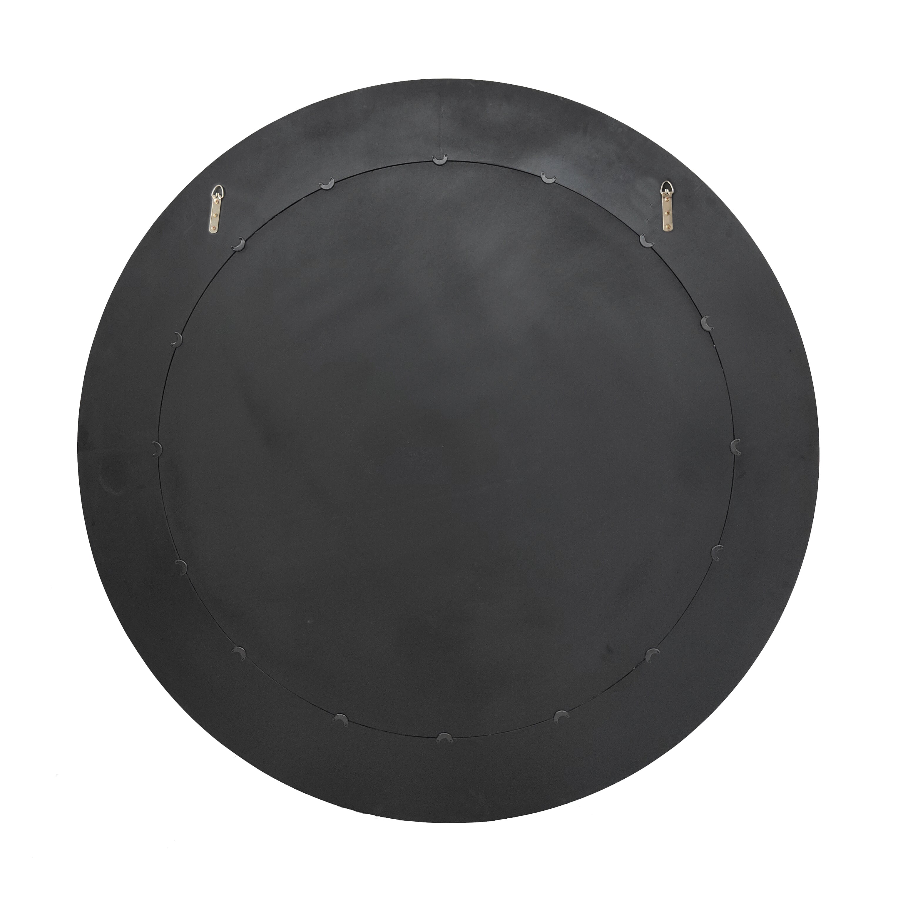 Lombardia Large Framed Round Wall Mirror - 1520mm