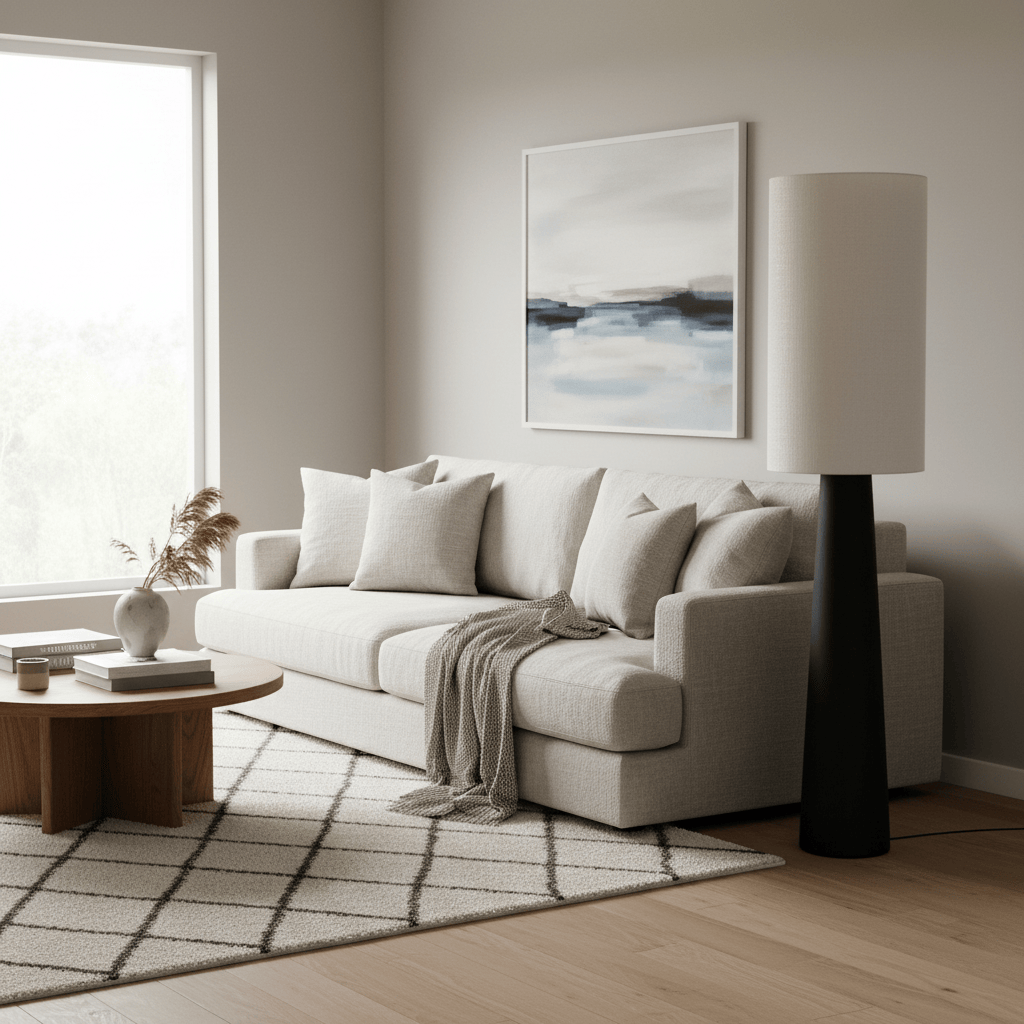 Lorenzo Floor Lamp - Black 140cm
