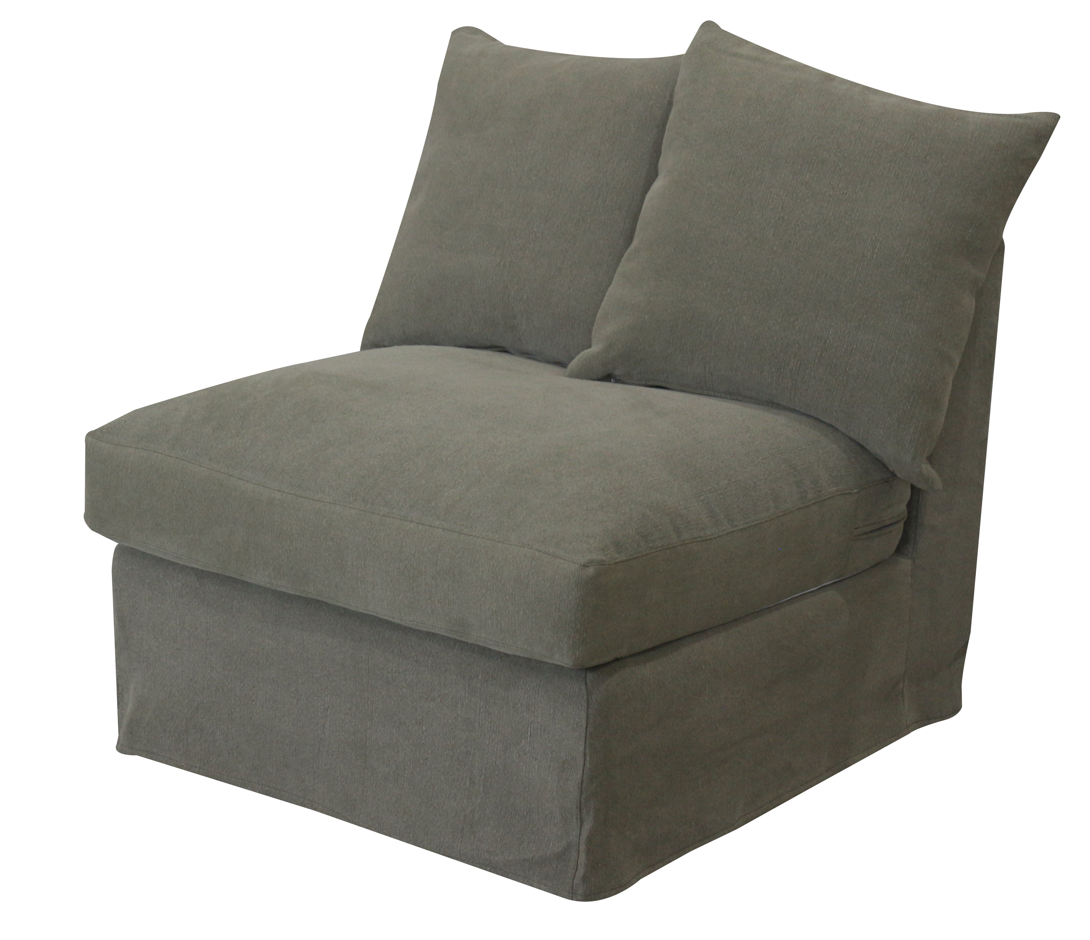 Lucca Modular Slipcover Lounge Suite - Olive