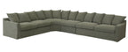 Lucca Modular Slipcover Lounge Suite - Olive