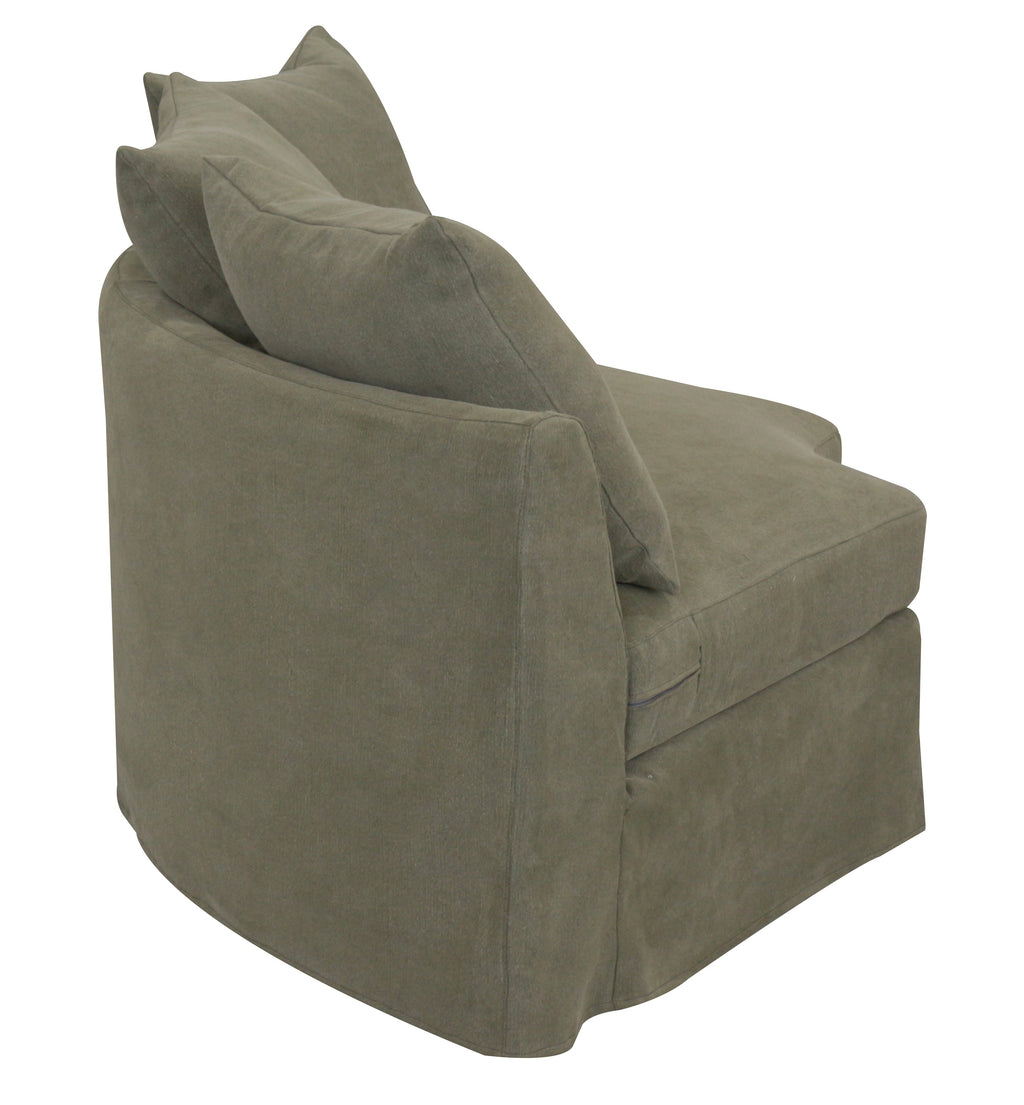 Lucca Modular Slipcover Lounge Suite - Olive