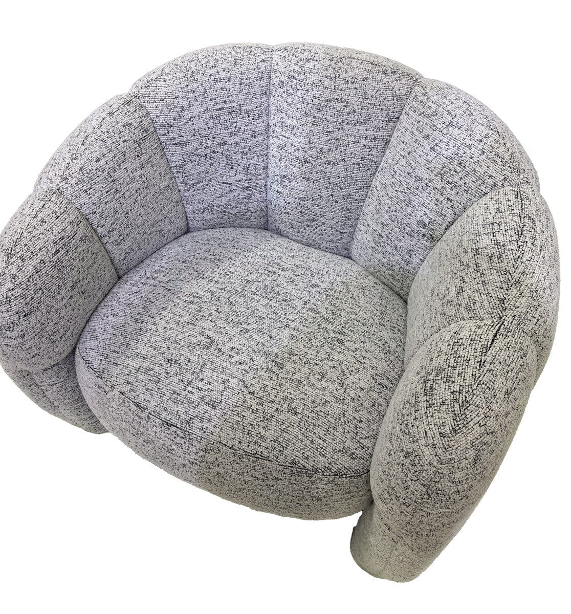 Luna Accent Chair - White & Black