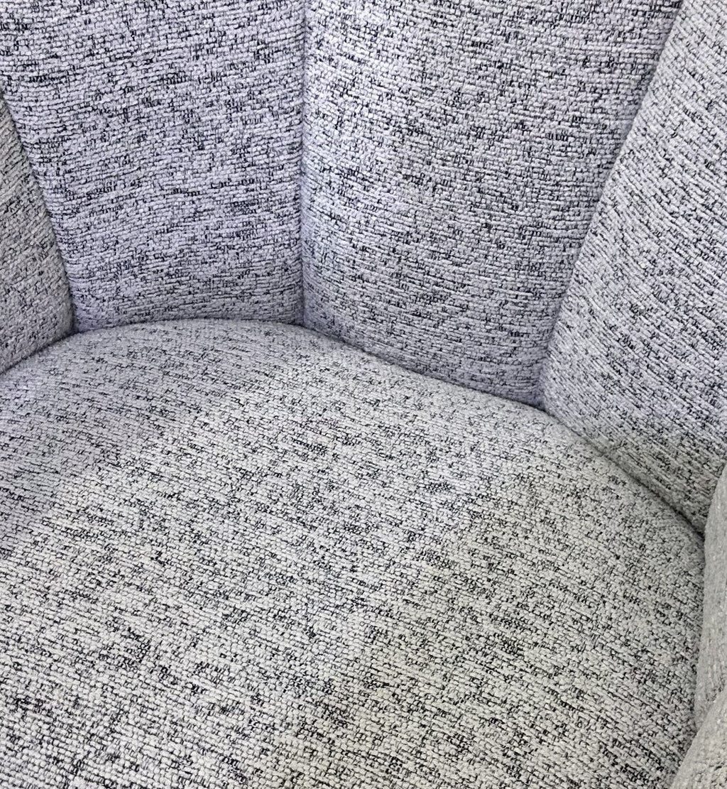 Luna Accent Chair - White & Black