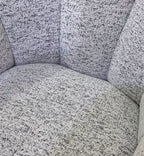 Luna Accent Chair - White & Black