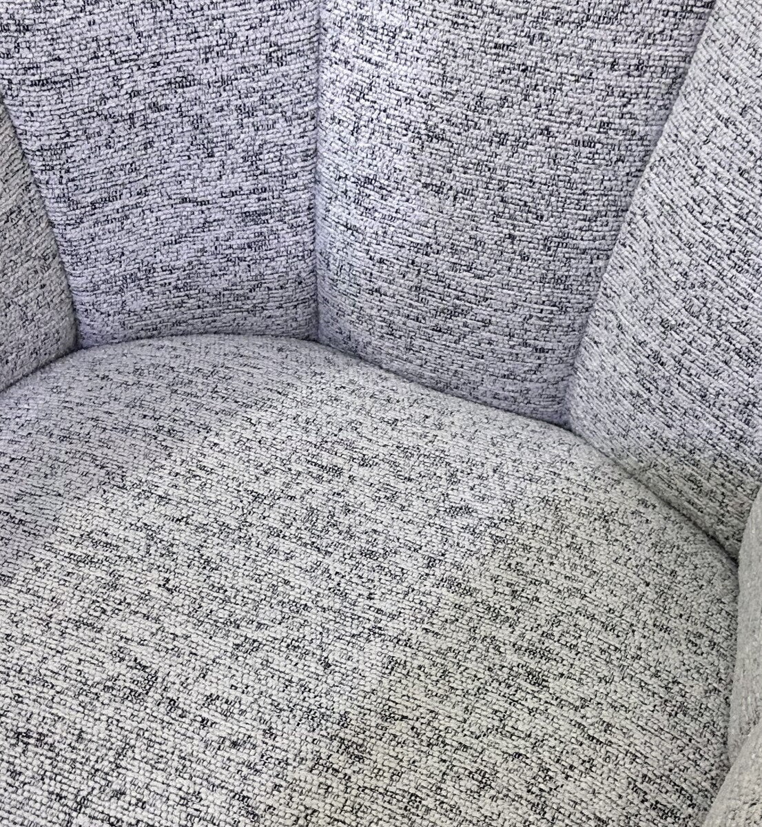Luna Accent Chair - White & Black