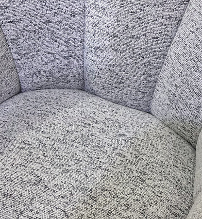 Luna Accent Chair - White & Black
