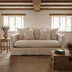 Luxe 2-Seat Slipcover Sofa | Sand