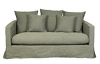 Luxe 2-Seater Slipcover Sofa | Forest Green