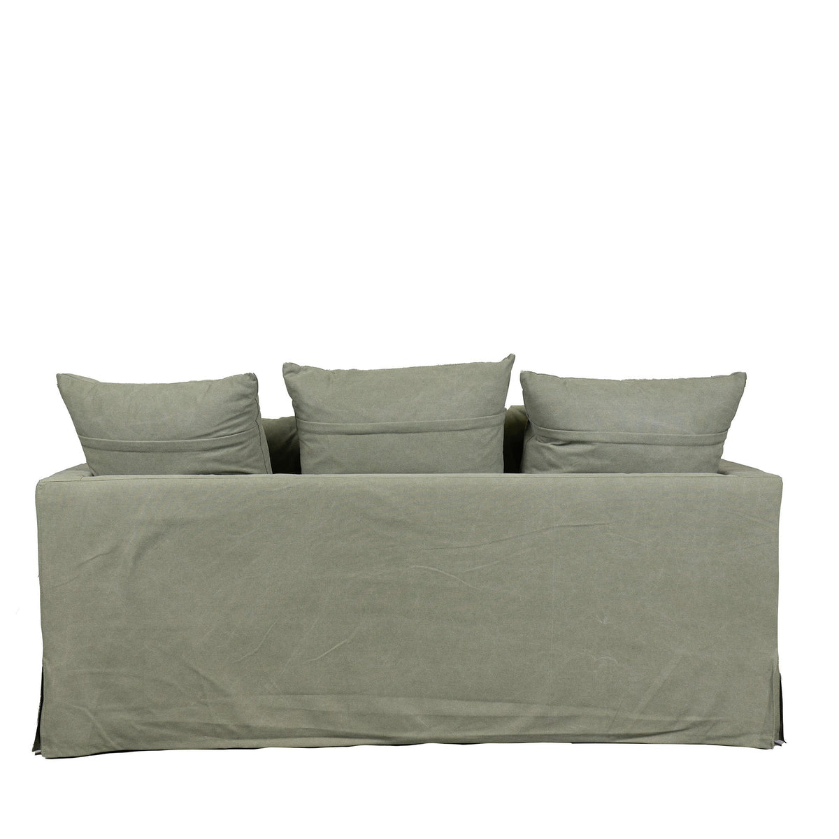 Luxe 2-Seater Slipcover Sofa | Forest Green