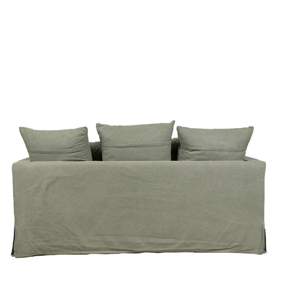 Luxe 2-Seater Slipcover Sofa | Forest Green