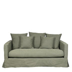 Luxe 2-Seater Slipcover Sofa | Forest Green