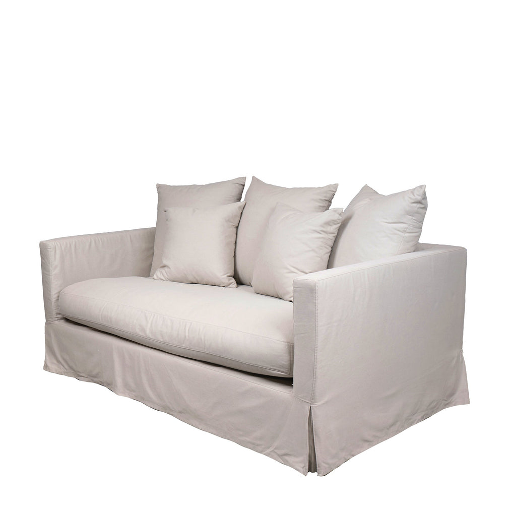 Luxe 2-Seat Slipcover Sofa | Sand
