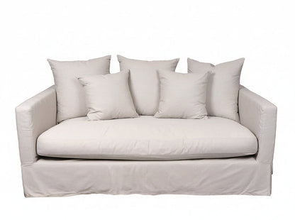 Luxe 2-Seat Slipcover Sofa | Sand
