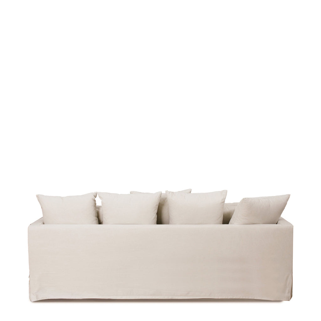 Luxe 4-Seater Slipcover Sofa | Sand
