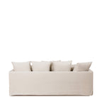Luxe 4-Seater Slipcover Sofa | Sand