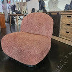 Maddie Casual Boucle Chair - Berry
