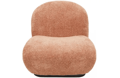 Maddie Casual Boucle Chair - Berry