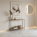 Madrid Aluminium and Iron Console Table at Online8 Furniture Auckland NZ