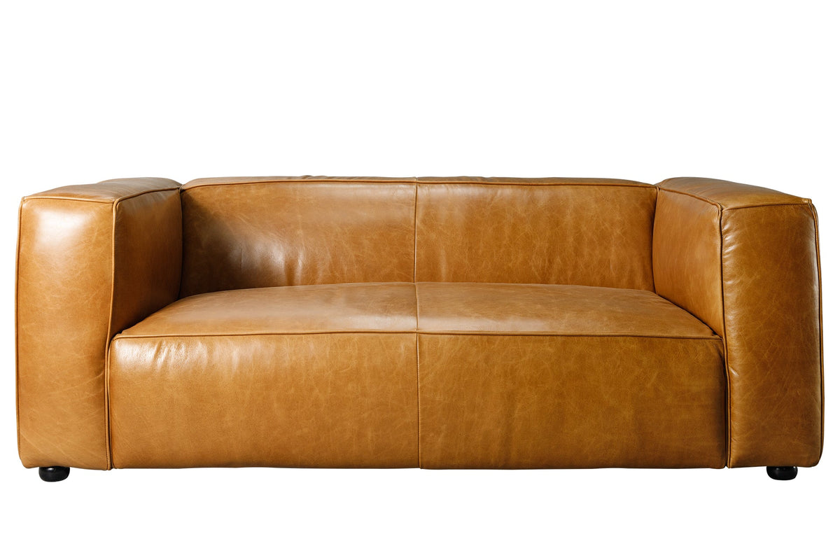 Manhattan 2 Seater Leather Sofa