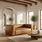 Manhattan 2 Seater Leather Sofa