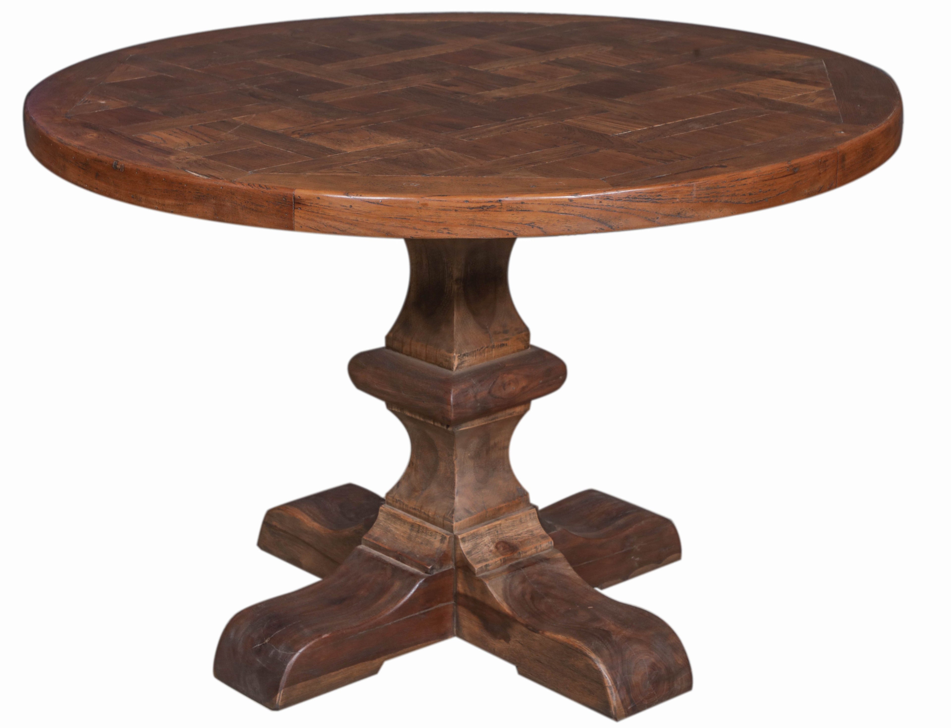 Manor Round Dining Table with Pedestal Base