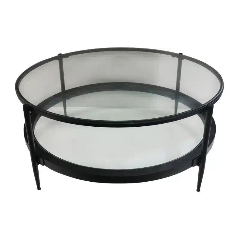 Marbella Round Coffee Table - Black