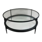 Marbella Round Coffee Table - Black