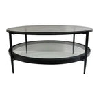 Marbella Round Coffee Table - Black