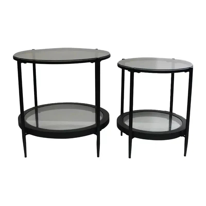 Marbella Side Table Set/2 - Black