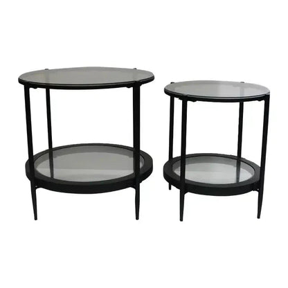 Marbella Side Table Set/2 - Black