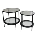 Marbella Side Table Set/2 - Black
