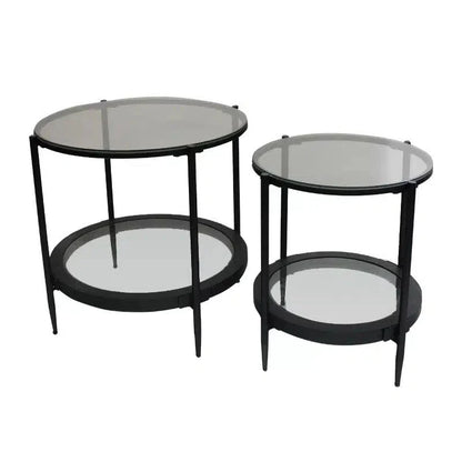 Marbella Side Table Set/2 - Black