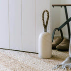 Marble with Rope Handle Door Stopper
