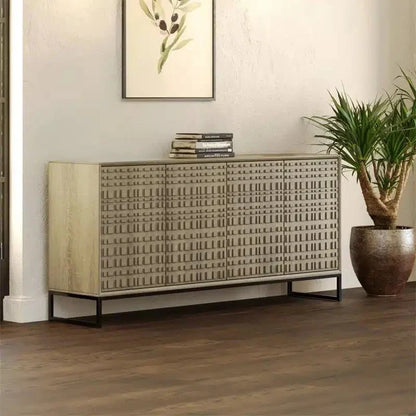 Max 4 Door Sideboard - Vintage Brown