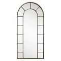 Arch Gold Metal Floor Mirror